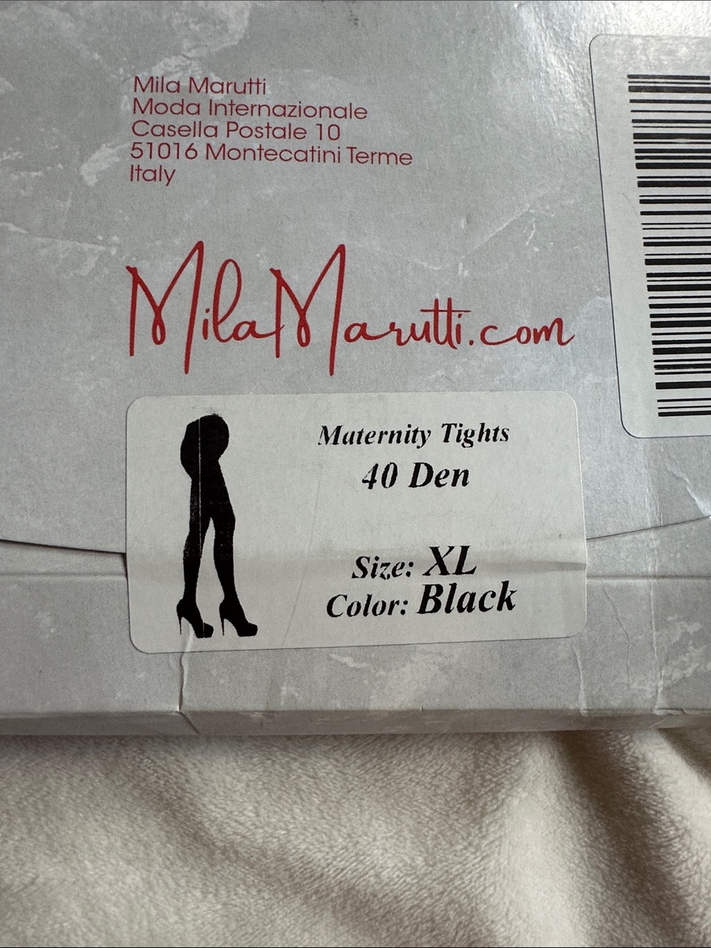 Women's Black Maternity Tights